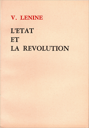 Front cover of L'État et la révolution
