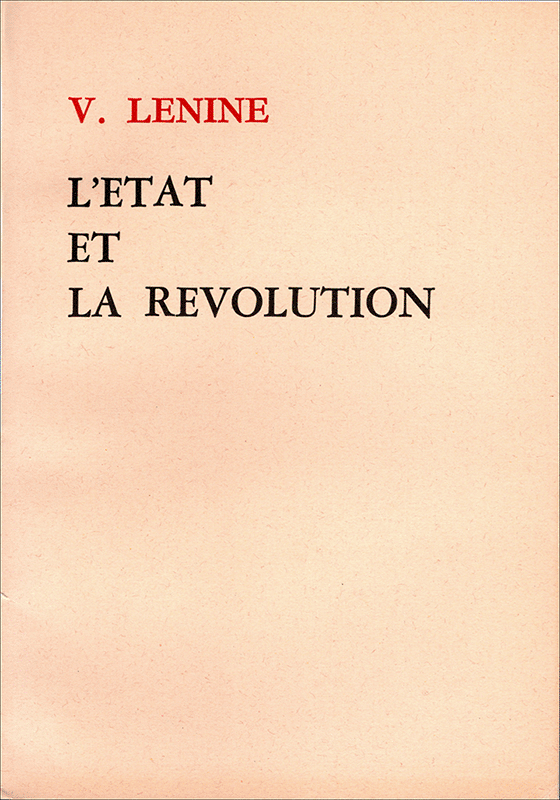 L'État et la révolution