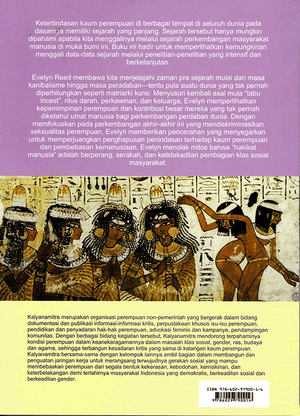Back cover of Evolusi Perempuan [Indonesian edition]