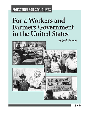 Front cover of For a Workers and Farmers Government in the United States