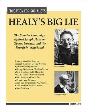 Front cover of Healy's Big Lie