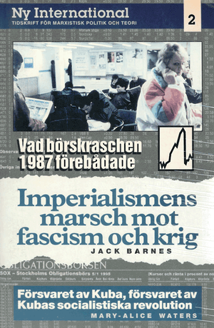 Front cover of Imperialismens marsch mot fascism och krig [Swedish]