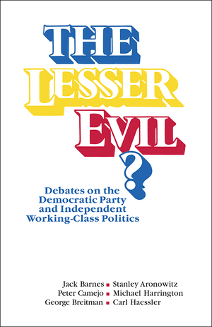 Front cover of The Lesser Evil?