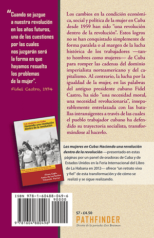 Back cover of Mujeres y revolución
