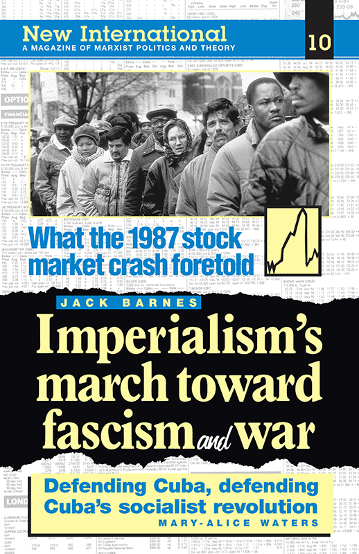 Imperialism's March toward Fascism and War