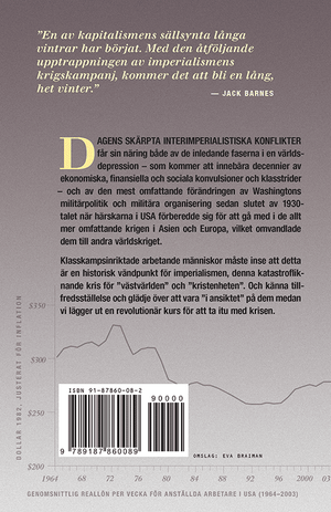 Back cover of Kapitalismens Longa Heta Vinter Har Borjat [Swedish Edition]