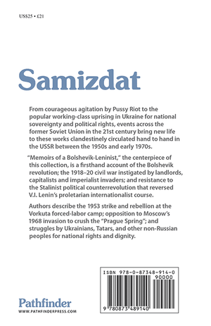 Back cover of Samizdat
