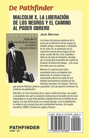 Back cover of Sudáfrica: La revolución en camino