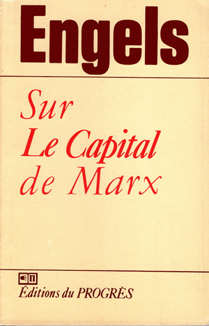 Front cover of Sur 'Le capital' de Marx
