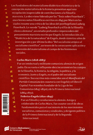 Back cover of Tesis sobre Feuerbach y otros escritos filosóficos