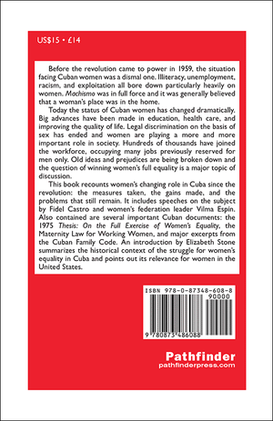 Back cover of Women and the Cuban Revolution