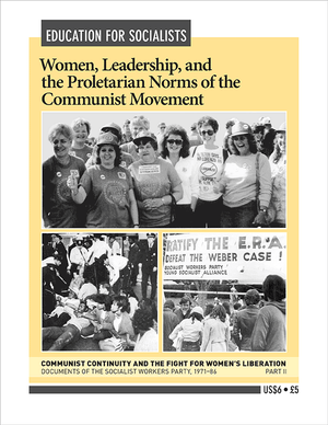 Front cover of Women, Leadership, and the Proletarian Norms of the Communist Movement